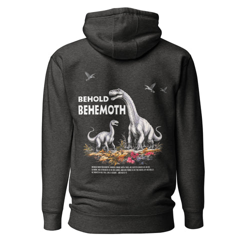Behold Behemoth Premium Hoodie Christian Bible Verse Premium Hoodie